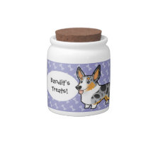 Cartoon Cardigan Welsh Corgi Candy Dish