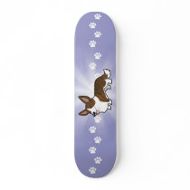Cartoon Cardigan Welsh Corgi Skateboards
