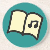 Cartoon Carols Holiday Icons Coaster coasters