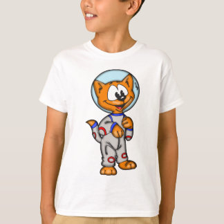 astronaut cat t shirt