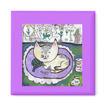 Cartoon Cat magnets