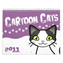 Cartoon Cats 2011 (design your own!) Wall Calendars