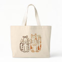 cartoon cats bags