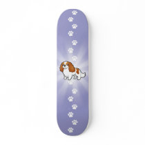 Cartoon Cavalier King Charles Spaniel Skate Boards