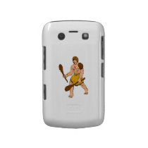 cartoon caveman holding club blackberry bold case