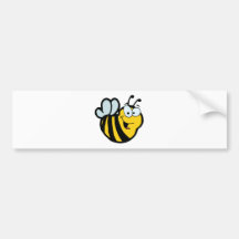 Cartoon Characters Bee Bumper Sticker
