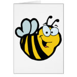 Cartoon Characters Bee Greeting Card
