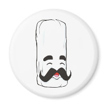 Cartoon Chef Hat magnets