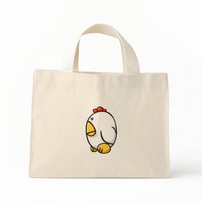 Cartoon Chicken Bag by RandomGames