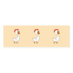 Cartoon Chicken. business cards