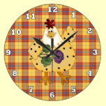 Cartoon Chicken kitchen wall clock wall clocks