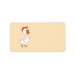 Cartoon Chicken. labels