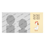 Cartoon Chicken. photo cards