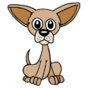 Cartoon Chihuahua 1 t-shirts by ShopMEMall Cartoon Chihuahua 1 t-shirts