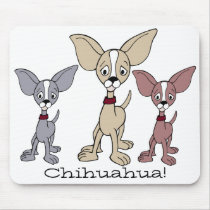 Cartoon Chihuahua 302 01Ab mousepads by mickeyelvis128 Cartoon Chihuahua 302 01Ab mousepads