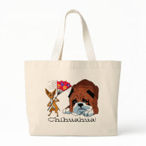 Cartoon Chihuahua 725 - 2 Tote Bags