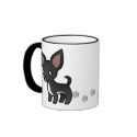 Cartoon Chihuahua (smooth coat) mug