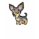 Cartoon Chihuahua (smooth coat) shirt