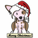 Cartoon Chinese Crested Christmas Ornament photo sculptures by MenagerieMayhem Cartoon Chinese Crested Christmas Ornament photo sculptures
