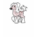 Cartoon Chinese Crested (hairless) shirt