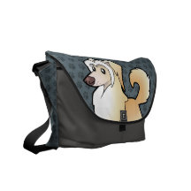 Cartoon Chinese Crested (powderpuff) Commuter Bag