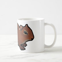 Cartoon Chipmunk Design Mugs