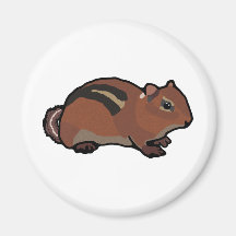 Cartoon Chipmunk Design Refrigerator Magnets