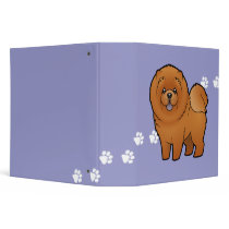 Cartoon Chow Chow Binders