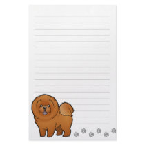 Cartoon Chow Chow Customized Stationery