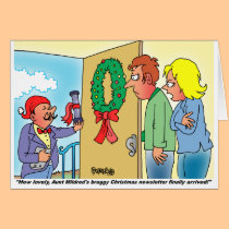 Cartoon Christmas Card by Dan Rosandich cards