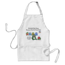 Cartoon Christmas Kiwi Funny Chefs Aprons