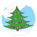 Cartoon Christmas Tree stickers by I_Love_Xmas Cartoon Christmas Tree stickers