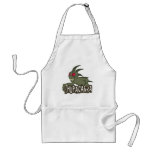 Cartoon Chupacabra aprons