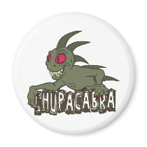 Cartoon Chupacabra Magnet