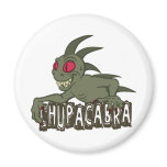 Cartoon Chupacabra Magnet