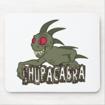 Cartoon Chupacabra Mouse Pads