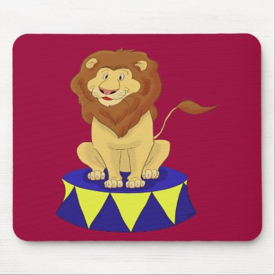 Cartoon Circus Lion