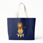 Cartoon Circus Lion Tote Bag