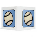 Cartoon Clip Art Baseball Vinyl Binder