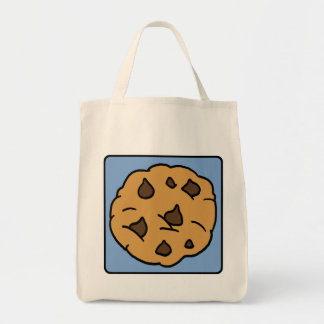 Chocolate Chip Cookie Tote Bags | Zazzle