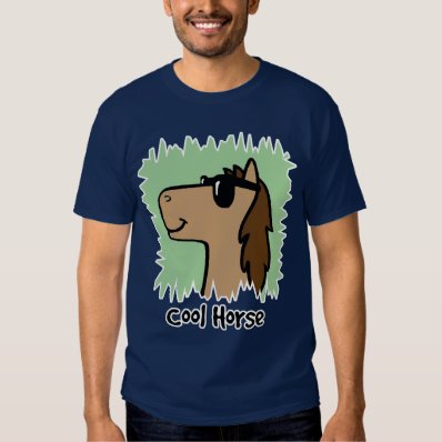 Cartoon Clip Art Cool Horse Wearing Sunglasses Tees