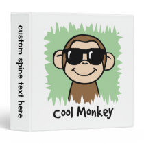 Cartoon Clip Art Cool Monkey with Sunglasses binders