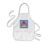 Cartoon Clip Art Cupcake Frosting Cherry Dessert Apron