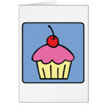 Cartoon Clip Art Cupcake Frosting Cherry Dessert Cards