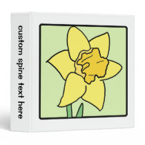 Cartoon Clip Art Daffodil Spring Garden Flower binders