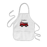 Cartoon Clip Art Firetruck Emergency Vehicle Truck Apron