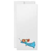 Cartoon Clip Art Flying Fairy Princess Magic Wand Rack Cards