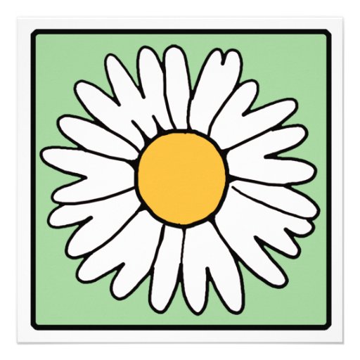a cartoon daisy