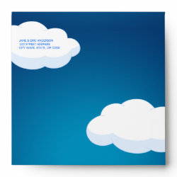 Cartoon Clouds envelope envelope
