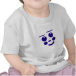Cartoon clown fun shape face tee shirt